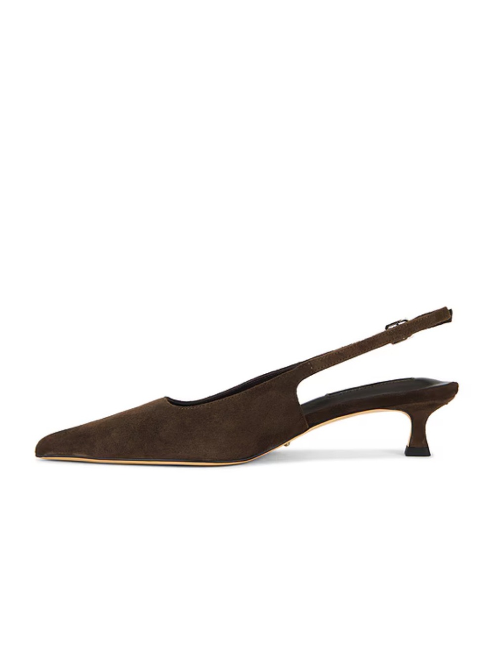 Tony Bianco Crush Slingbacks Pumps Espresso Suede Brown Shoes Revolve 7.5 - Picture 2 of 11